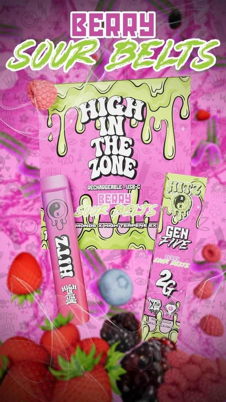 Hitz Berry Sour Belts